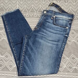 7 For All Mankind The Ankle Skinny Jeans Size 28
